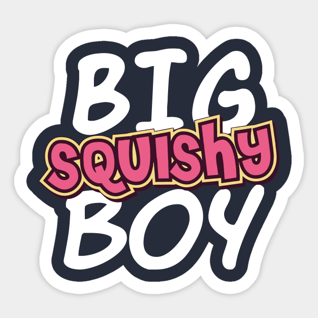 Big Squishy Boy Sticker by Eugene and Jonnie Tee's